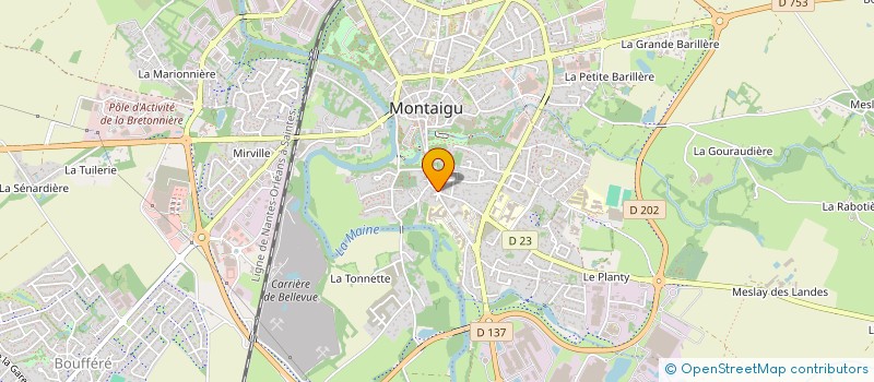 localisation de l'entreprise SCI PHARMALARD  MONTAIGU-VENDEE