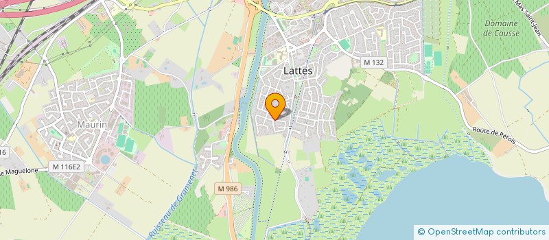 localisation de l'entreprise SCI PHARMALAT à LATTES