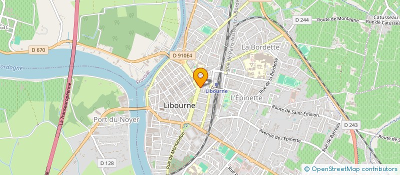 localisation de l'entreprise SCI PHARMAMIS  LIBOURNE