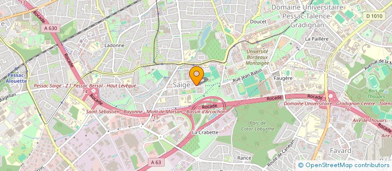 localisation de l'entreprise SCI PHARMANOIR  PESSAC