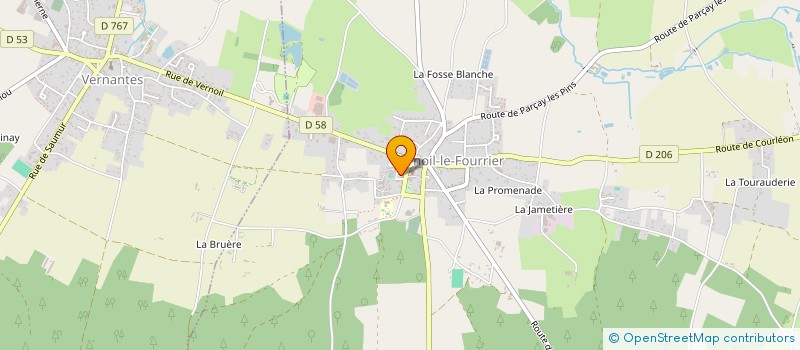 localisation de l'entreprise SCI PHARMAPETIT  VERNOIL-LE-FOURRIER