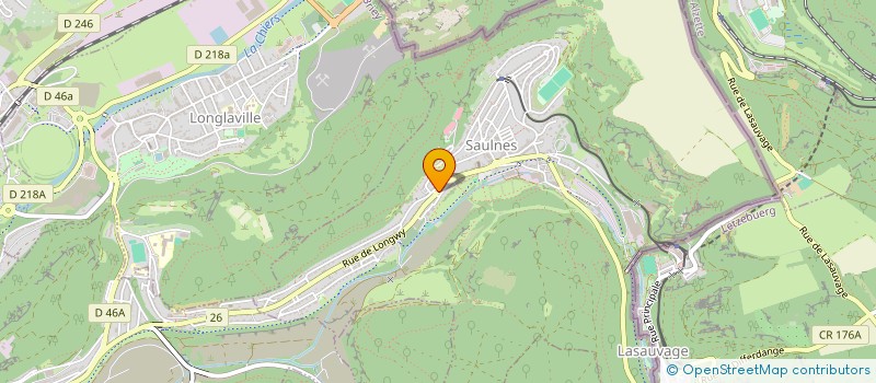 localisation de l'entreprise SCI PHARMAUDOUY  SAULNES