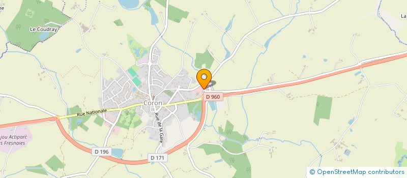 localisation de l'entreprise SCI PHARMAXINES  CORON