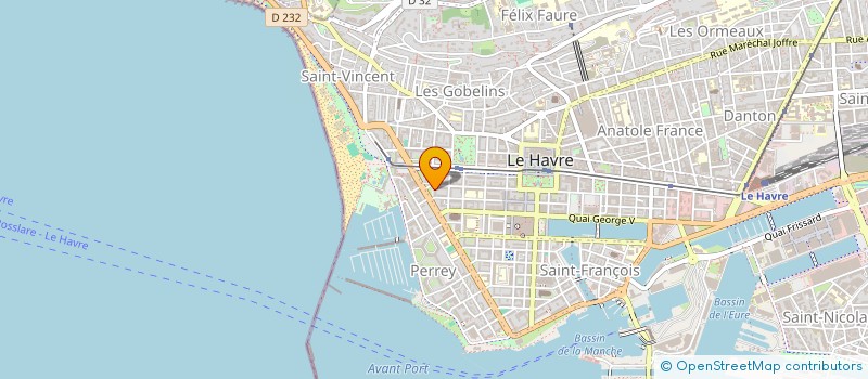 localisation de l'entreprise SCI PHARME à LE HAVRE