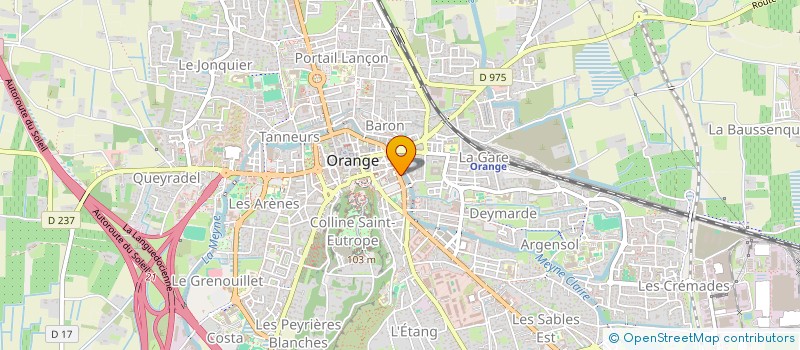 localisation de l'entreprise SCI PHARMEDI  ORANGE