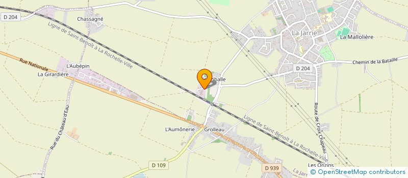 localisation de l'entreprise SCI PHARMITAGE  LA JARRIE