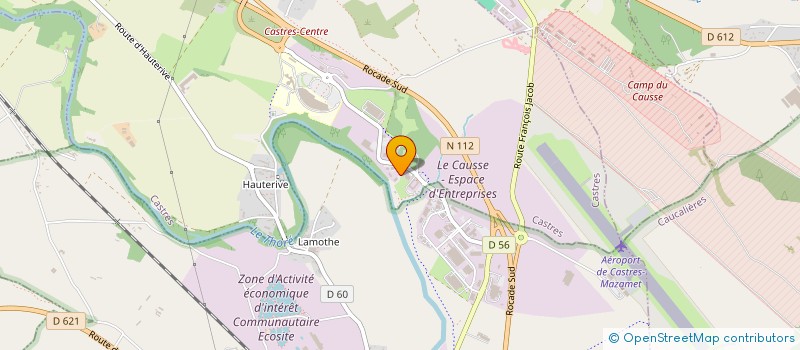 localisation de l'entreprise SCI PHARO  CASTRES