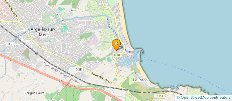 localisation de l'entreprise SCI PHAROS  ARGELES-SUR-MER