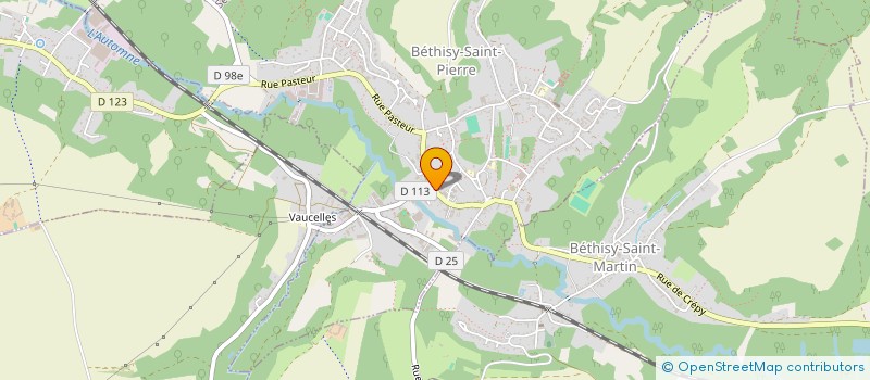 localisation de l'entreprise SCI PHARVAL  BETHISY-SAINT-PIERRE