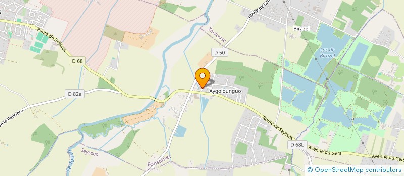 localisation de l'entreprise SCI PHASE 2  FONSORBES