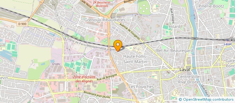 localisation de l'entreprise SCI PHASE à LAVAL