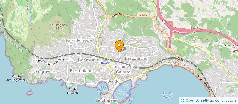 localisation de l'entreprise SCI PHASELIS  BANDOL