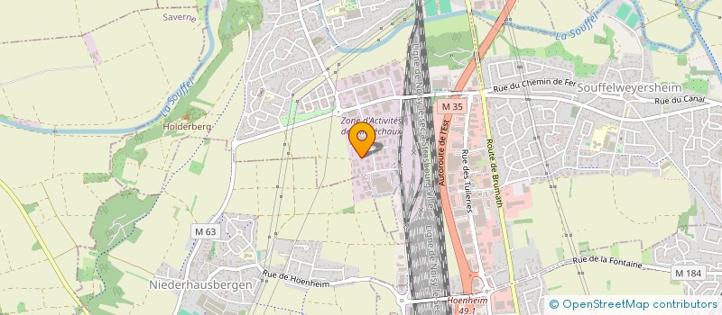 localisation de l'entreprise SCI PHAV  MUNDOLSHEIM