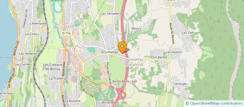 localisation de l'entreprise SCI PHEAP  DRUMETTAZ-CLARAFOND