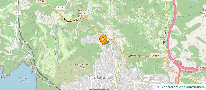 localisation de l'entreprise SCI PHEBUS  BANDOL