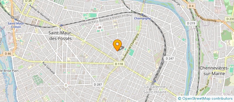 localisation de l'entreprise SCI PHEDIA à SAINT-MAUR-DES-FOSSES