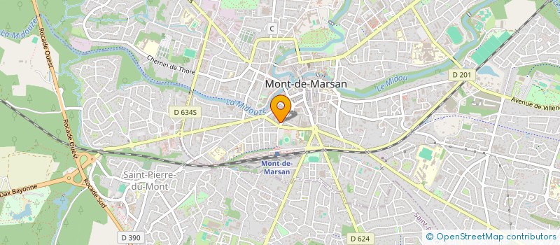 localisation de l'entreprise SCI PHELAUMUL à MONT-DE-MARSAN