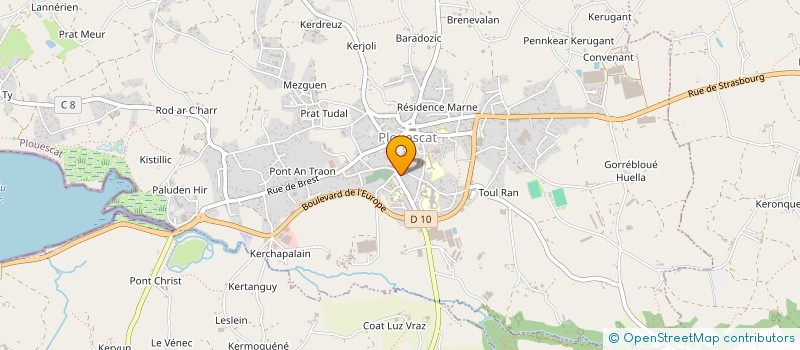 localisation de l'entreprise SCI PHELEP CREAC'H  PLOUESCAT