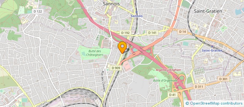 localisation de l'entreprise SCI PHELIPEAU  ARGENTEUIL