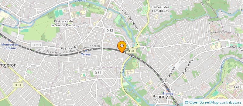 localisation de l'entreprise SCI PHEMLIC  YERRES