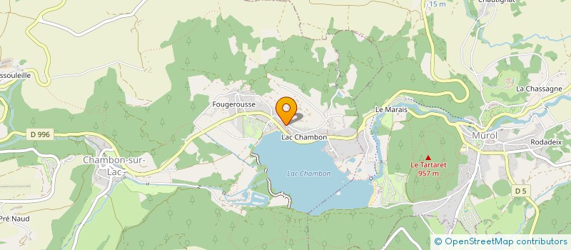 localisation de l'entreprise SCI PHENIX 13  CHAMBON-SUR-LAC