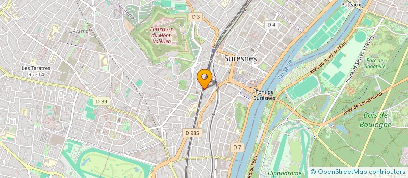 localisation de l'entreprise SCI PHENIX à SURESNES