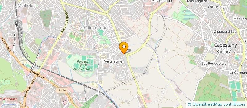 localisation de l'entreprise SCI PHENIX  PERPIGNAN