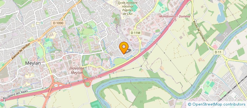 localisation de l'entreprise SCI PHENIX  MEYLAN