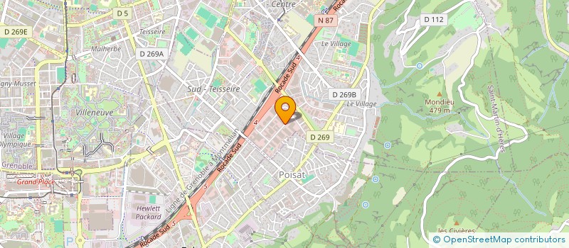 localisation de l'entreprise SCI PHENIX  SAINT-MARTIN-D'HERES