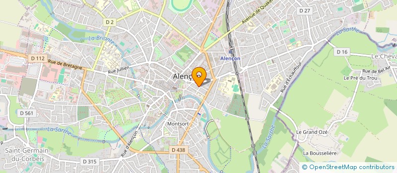 localisation de l'entreprise SCI PHENIX à ALENCON