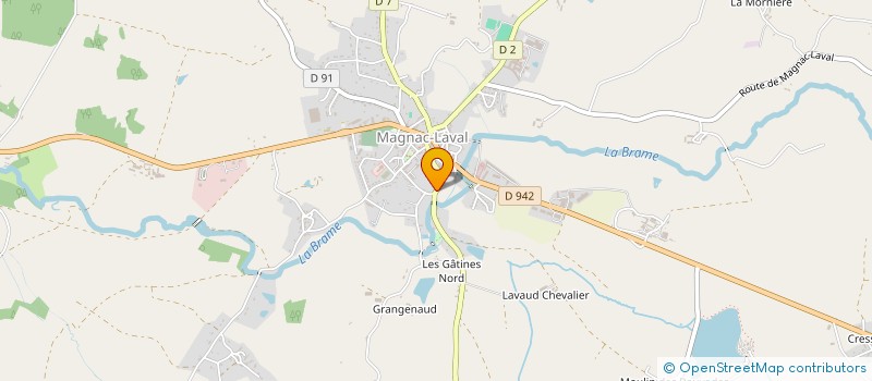 localisation de l'entreprise SCI PHENIX  MAGNAC-LAVAL