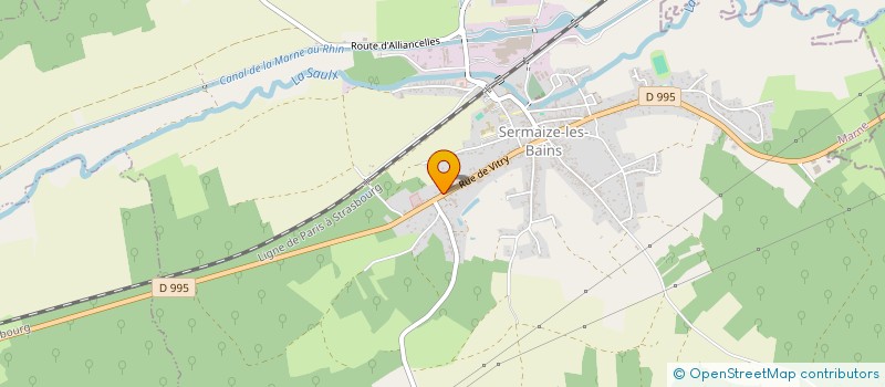 localisation de l'entreprise SCI PHENIX  SERMAIZE-LES-BAINS