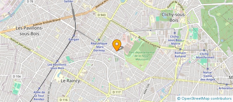 localisation de l'entreprise SCI PHENIX  LIVRY-GARGAN