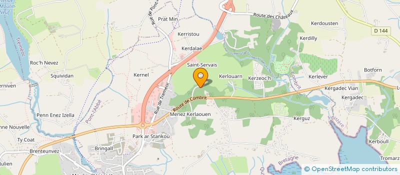 localisation de l'entreprise SCI PHENIX CREARENO  PONT-L'ABBE