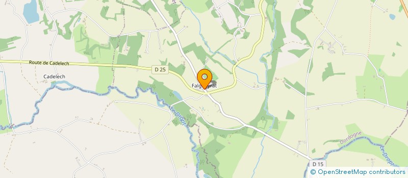 localisation de l'entreprise SCI PHENIX EST  ST AUBIN DE LANQUAIS