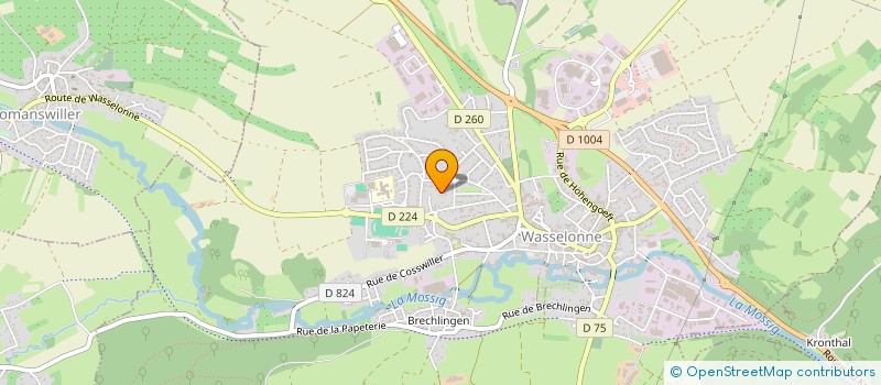 localisation de l'entreprise SCI PHERKA  WASSELONNE