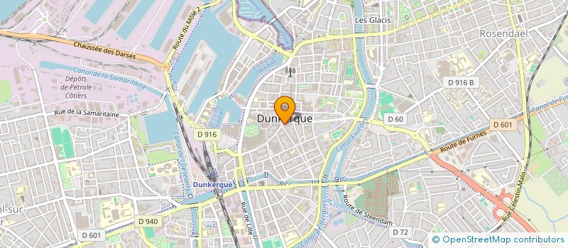 localisation de l'entreprise SCI PHF à DUNKERQUE