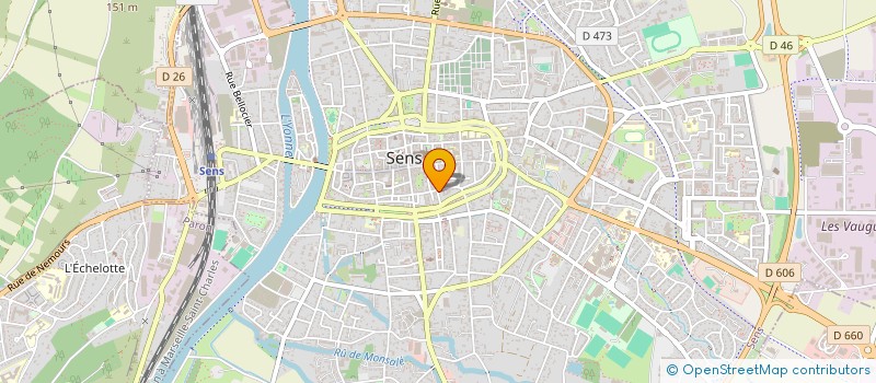 localisation de l'entreprise SCI PHIBAS à SENS