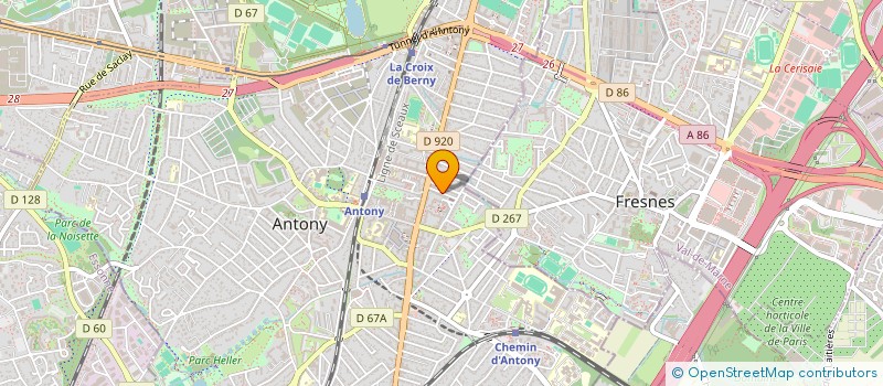 localisation de l'entreprise SCI PHIBERTHODEL à ANTONY