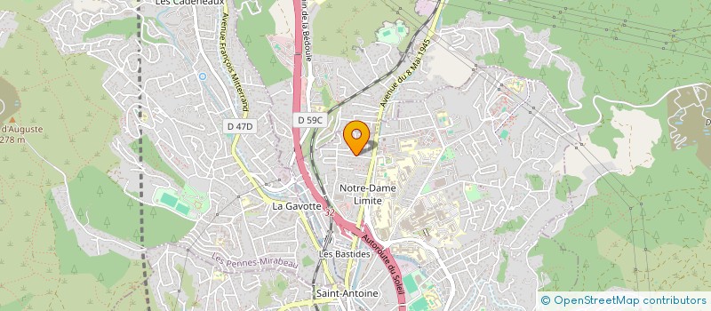 localisation de l'entreprise SCI PHICAMP à MARSEILLE 15EME