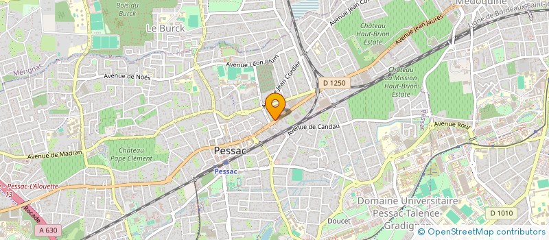 localisation de l'entreprise SCI PHICARE LE PIN VERT  PESSAC