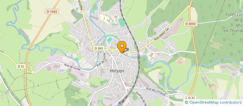 localisation de l'entreprise SCI PHICO-IMMOBILIER  HIRSON