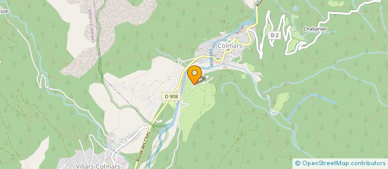 localisation de l'entreprise SCI PHICOBA  COLMARS