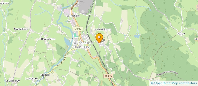 localisation de l'entreprise SCI PHICOR  BAUDEMONT