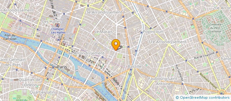 localisation de l'entreprise SCI PHIDAD IMMOBILIERE  PARIS