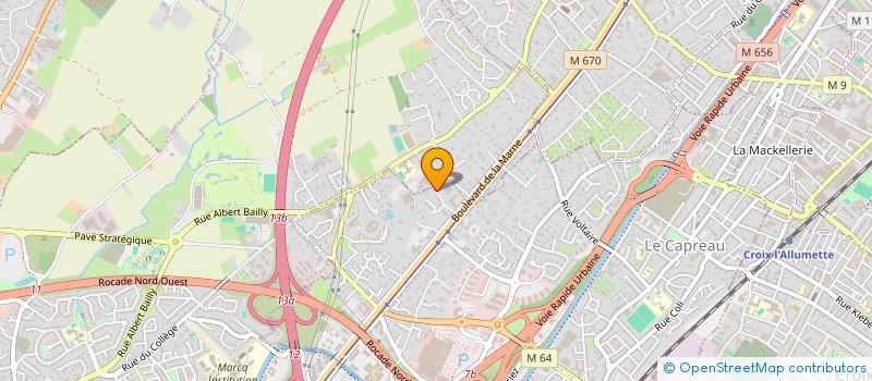 localisation de l'entreprise SCI PHIDEL  WASQUEHAL