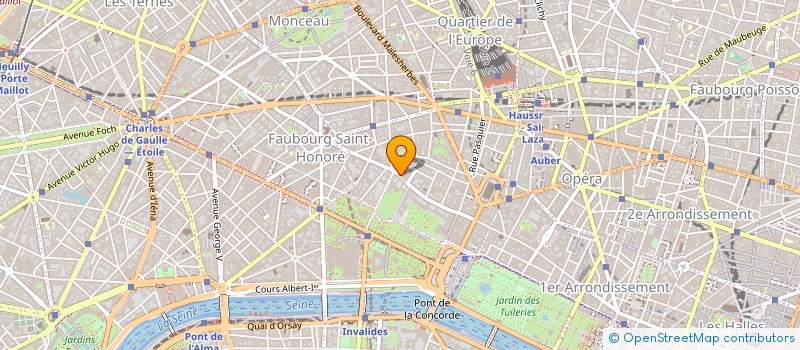 localisation de l'entreprise SCI PHIDELSAB  PARIS