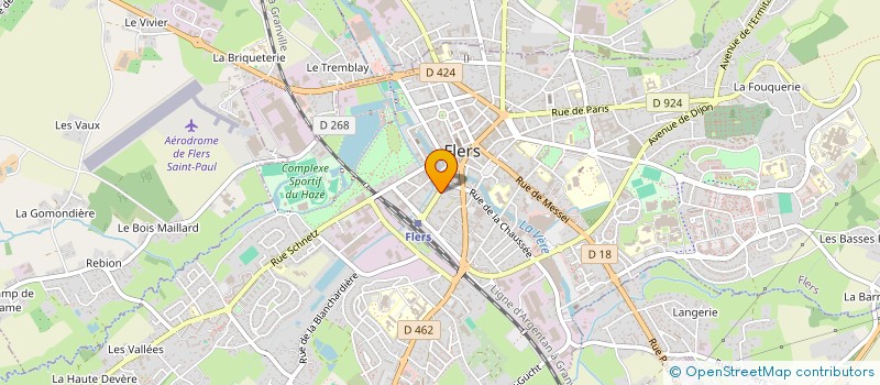 localisation de l'entreprise SCI PHIDIAS à FLERS