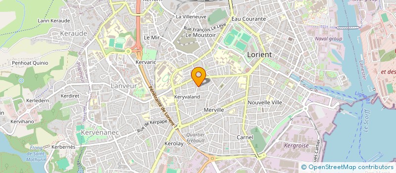 localisation de l'entreprise SCI PHIDJY  LORIENT