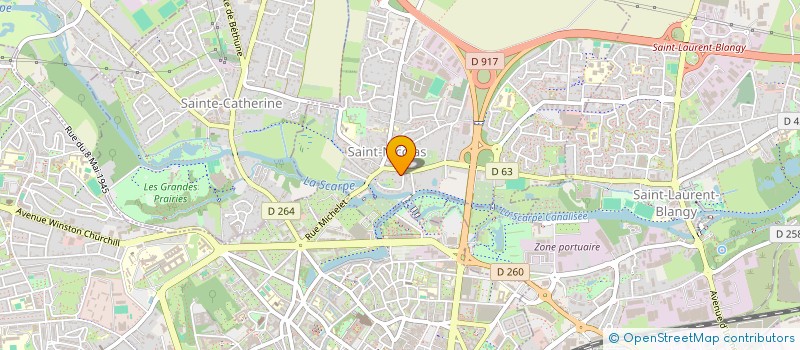 localisation de l'entreprise SCI PHIDO  SAINT-NICOLAS